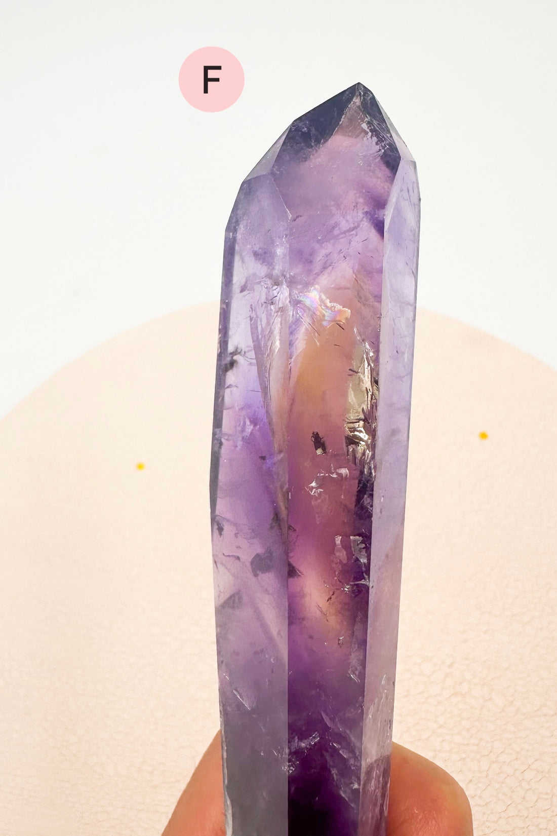 Vara de poder | Amatista | Vibración elevada - Protección áurica