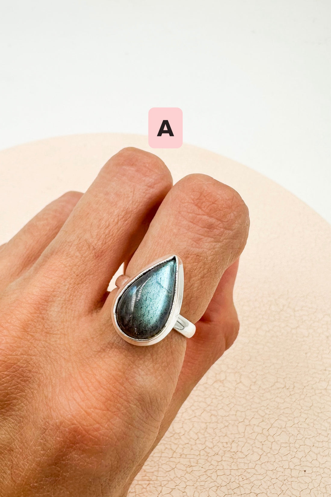 Anillo Labradorita | Transformación y protección