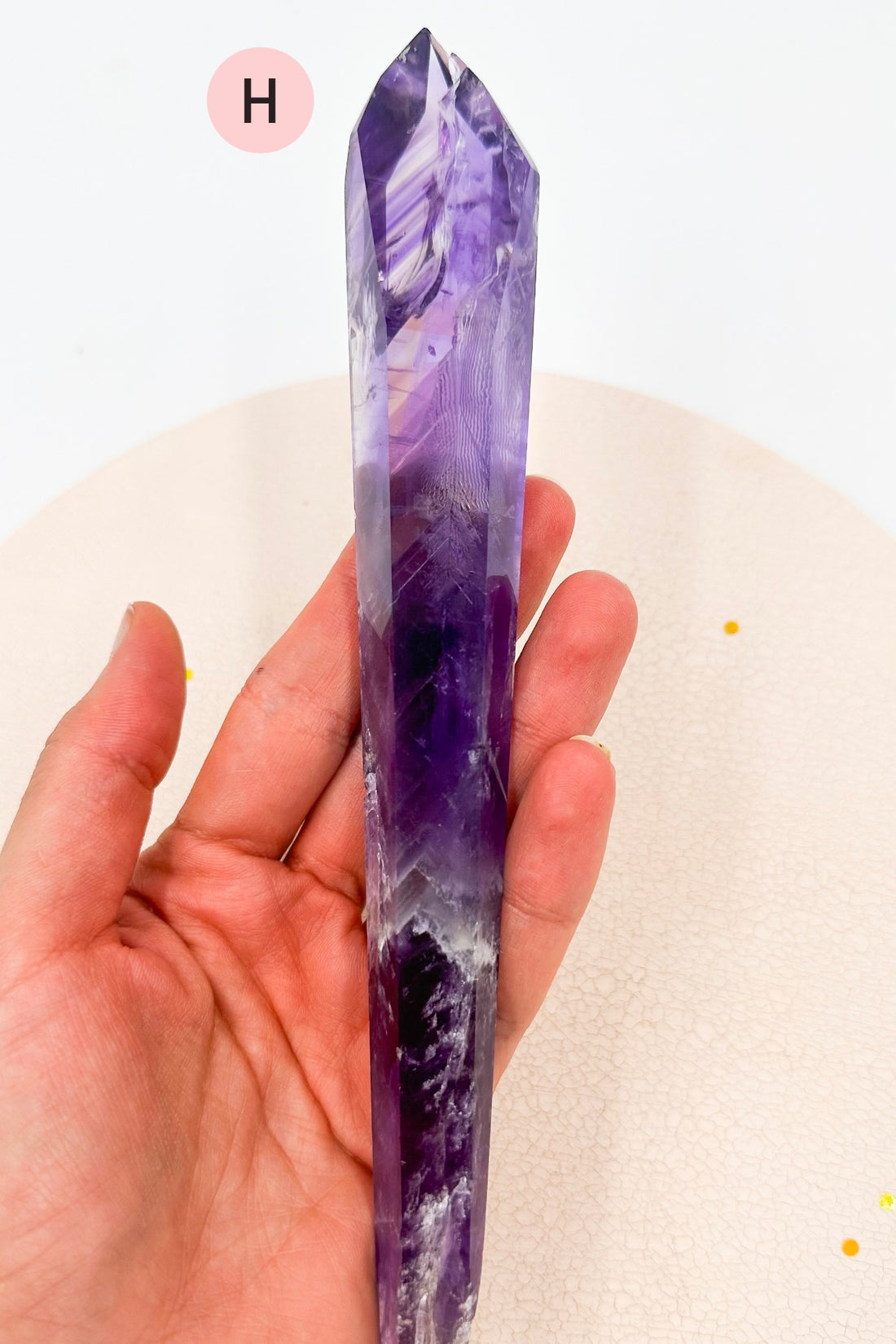 Vara de poder | Amatista | Vibración elevada - Protección áurica