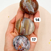 Ágata Malva Palmstone | Calma - Protección Familiar
