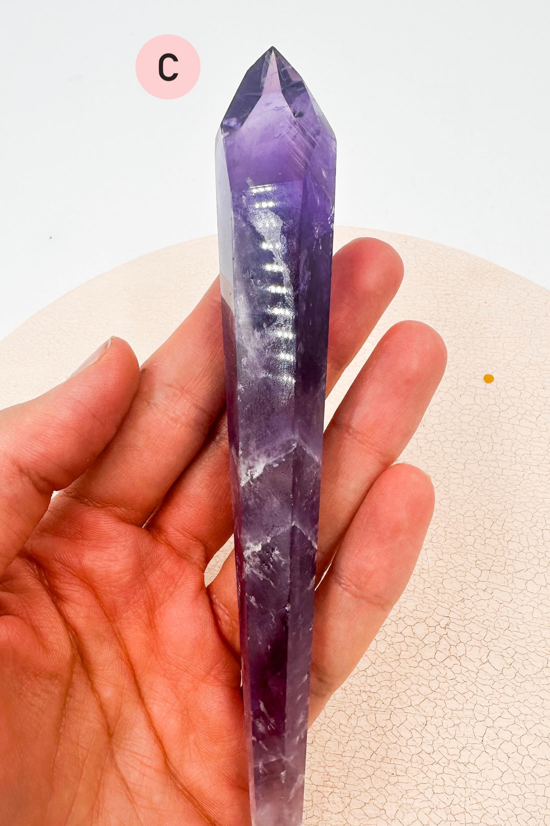 Vara de poder | Amatista | Vibración elevada - Protección áurica