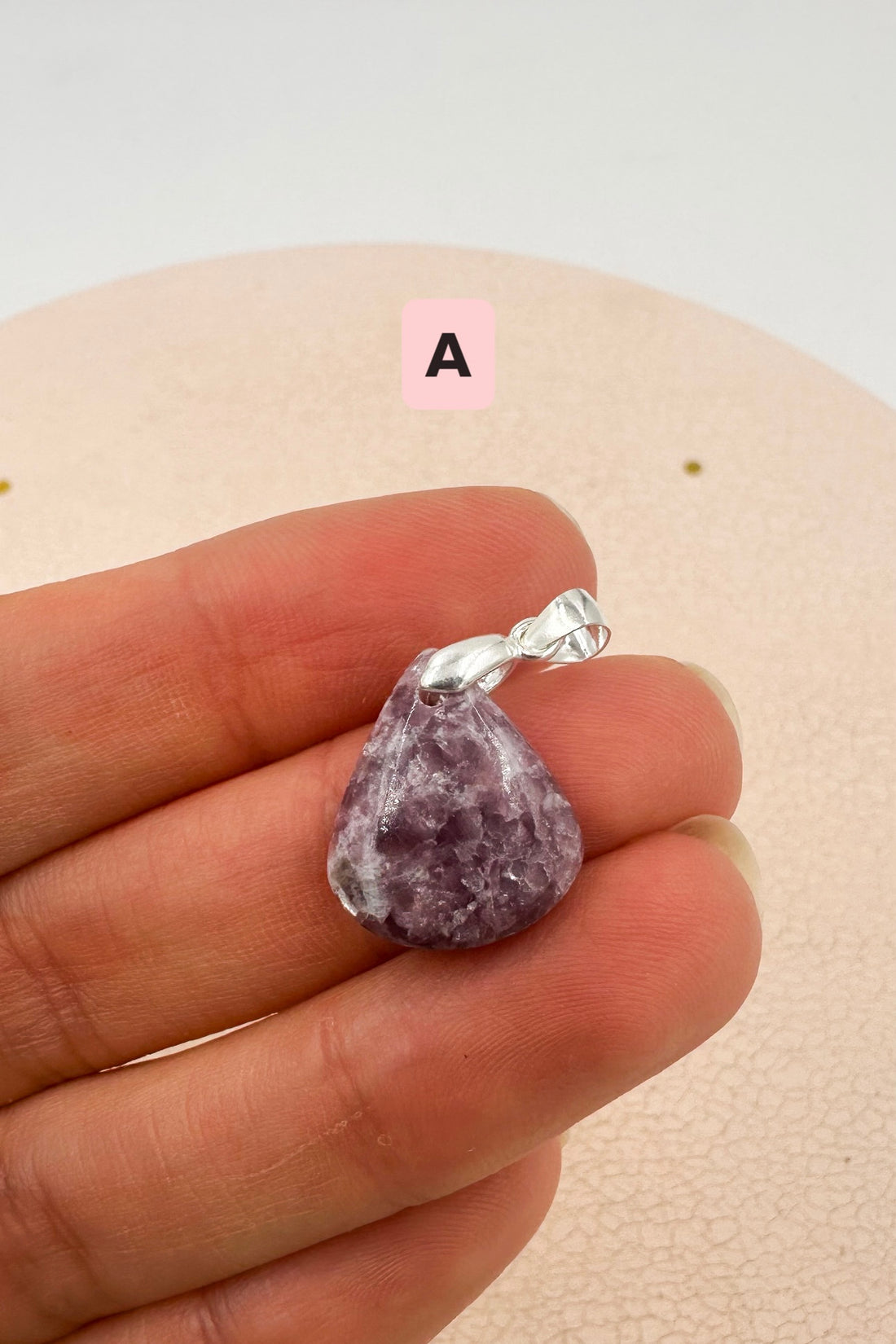 Colgante Lepidolita | Calma - Superación