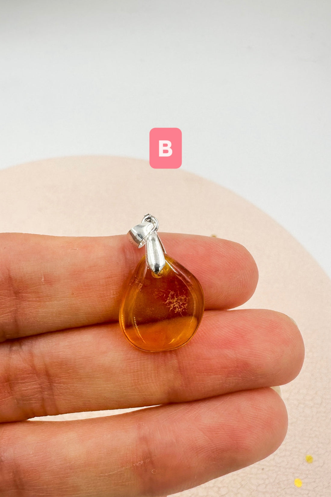Colgante Ámbar | Optimismo - Seguridad