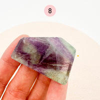 Fluorita Placas Pequeñas | Cambios - Espiritualidad