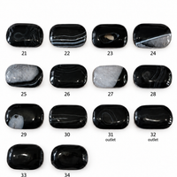 Ágata Sardónice Negra Palmstone | Fortaleza- Protección