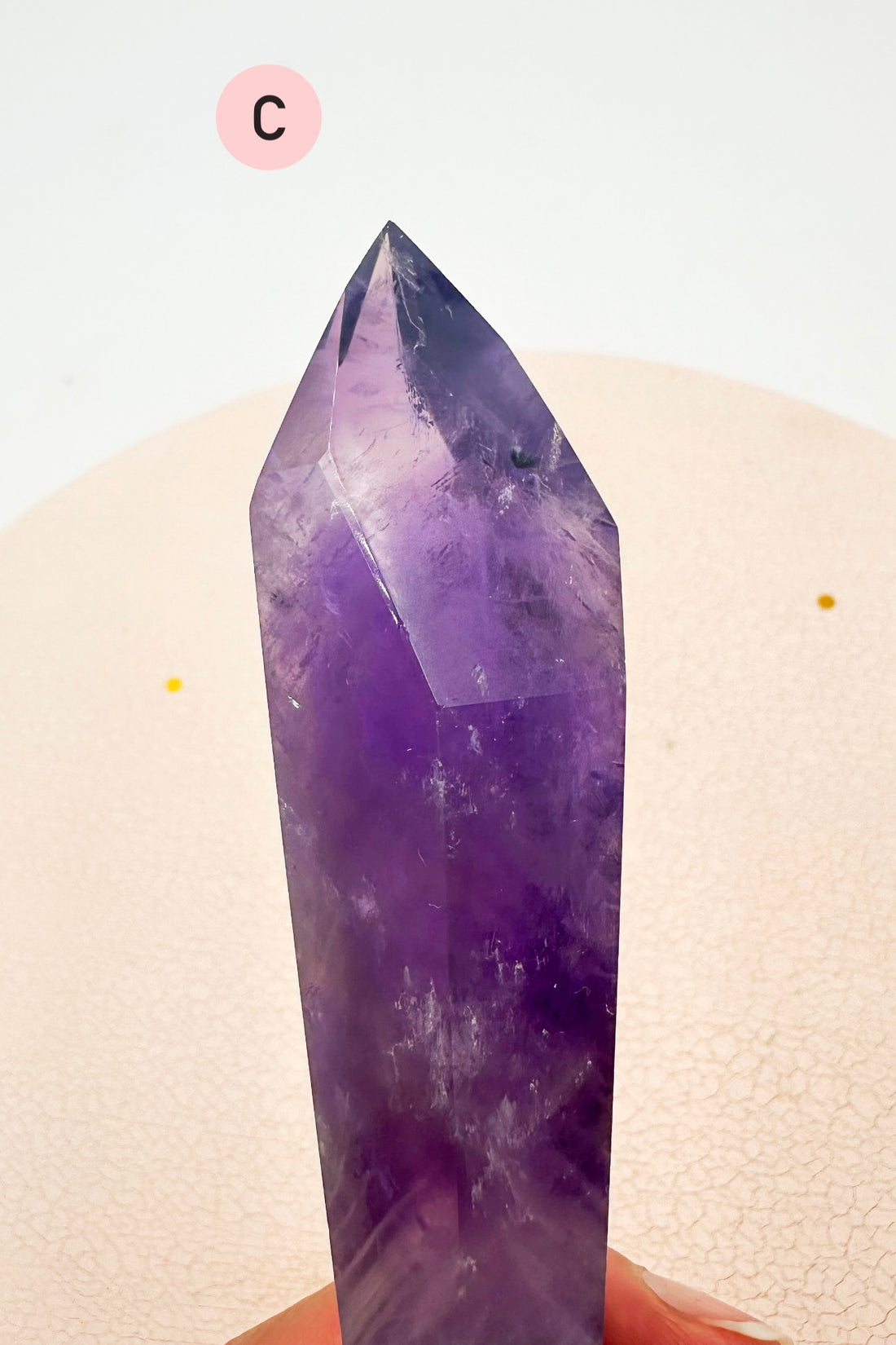 Vara de poder | Amatista | Vibración elevada - Protección áurica