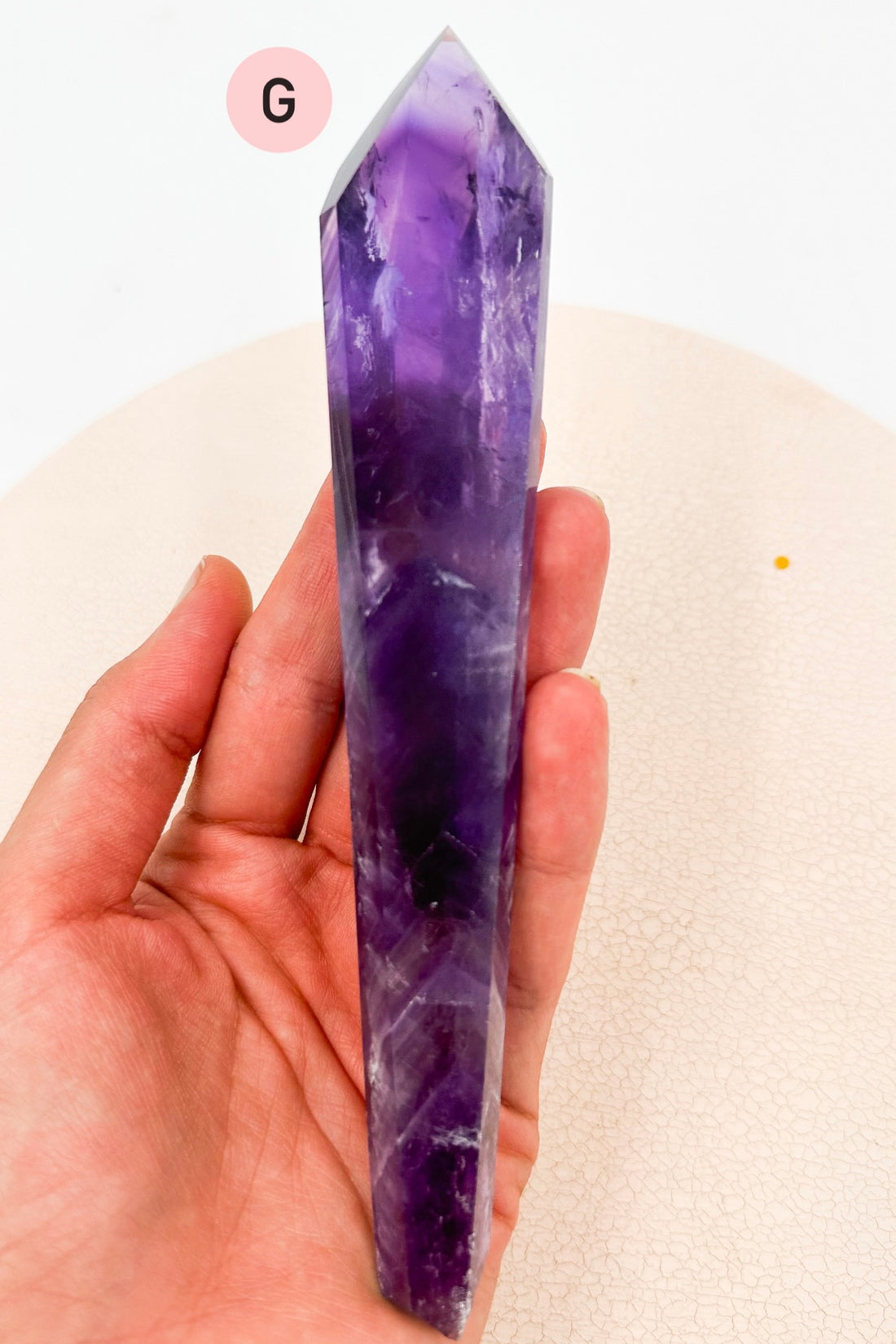 Vara de poder | Amatista | Vibración elevada - Protección áurica