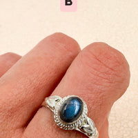 Labradorite Ring | transformation and protection