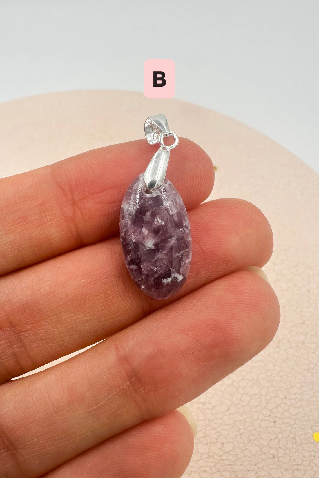 Colgante Lepidolita | Calma - Superación