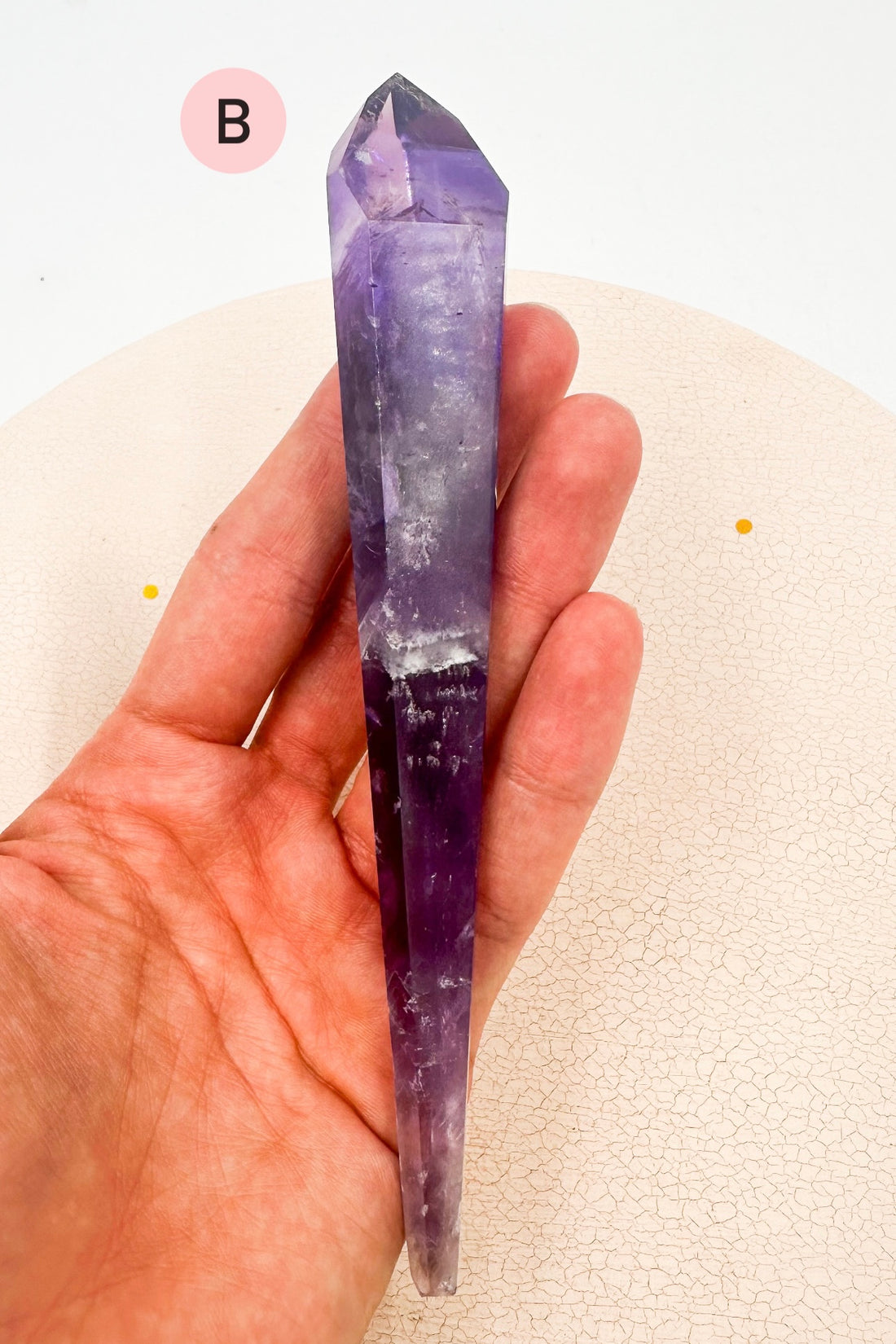 Vara de poder | Amatista | Vibración elevada - Protección áurica