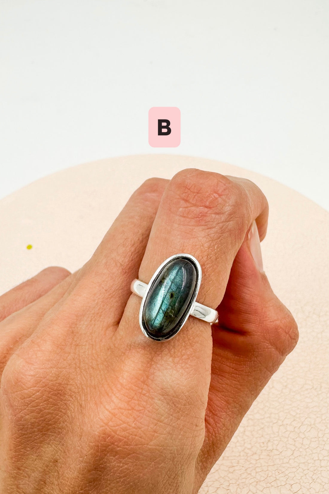 Anillo Labradorita | Transformación y protección