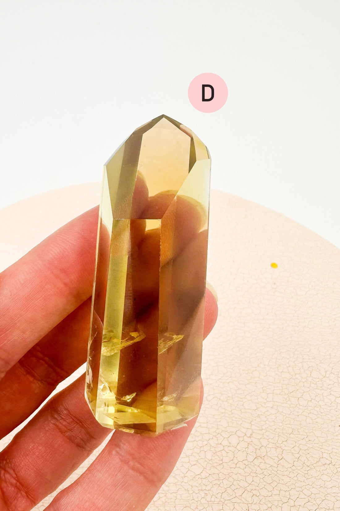 Puntas de citrino natural | Dinero - Éxito