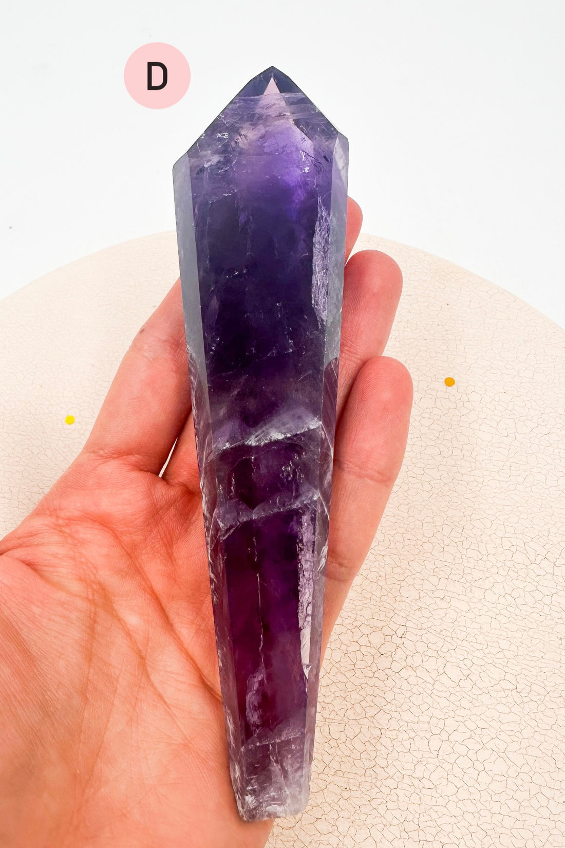 Vara de poder | Amatista | Vibración elevada - Protección áurica