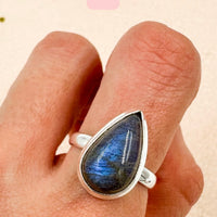 Anillo Labradorita | Transformación y protección