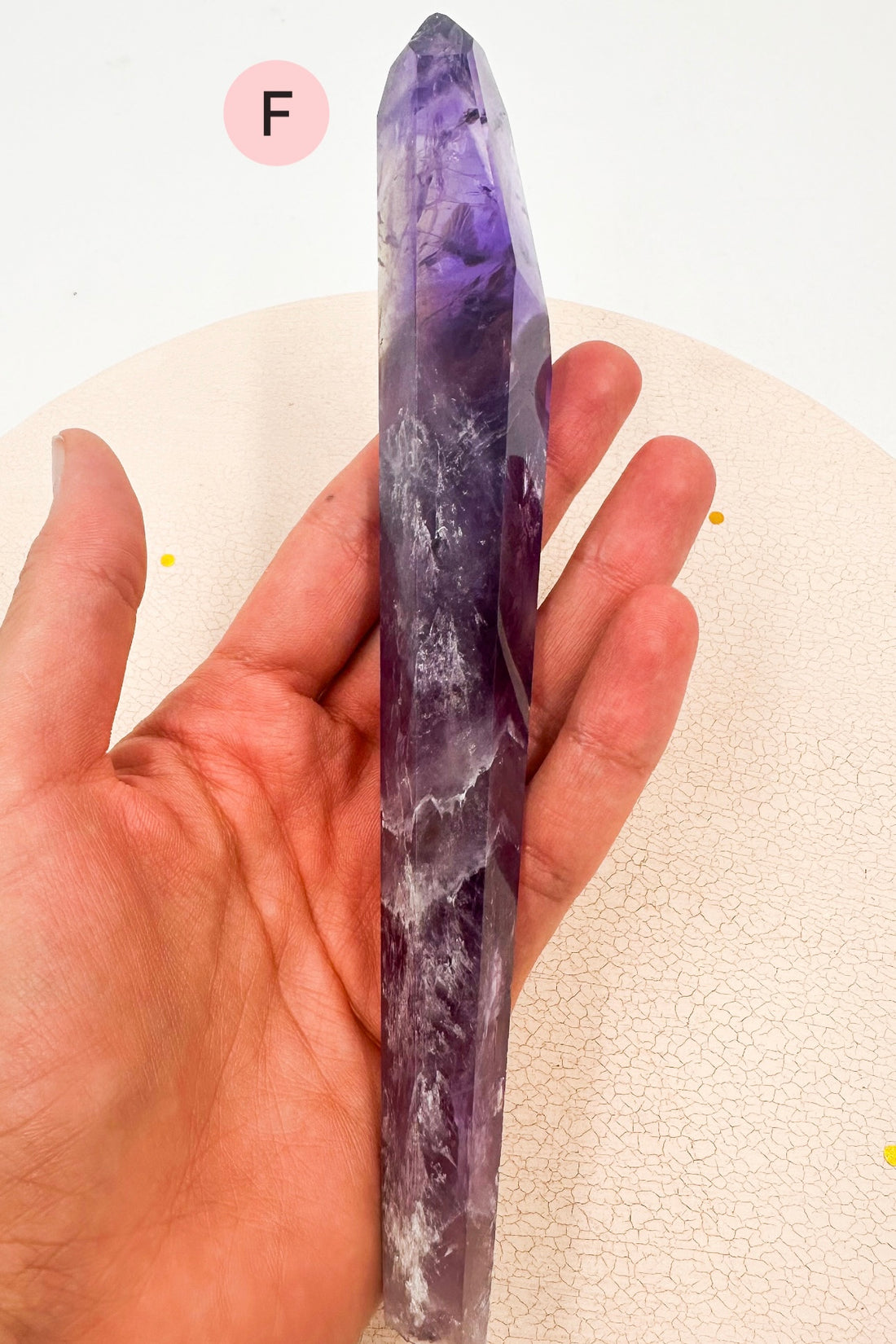 Vara de poder | Amatista | Vibración elevada - Protección áurica