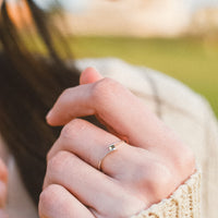 Anillo Moldavita Pequeño | Buena suerte - Espiritualidad