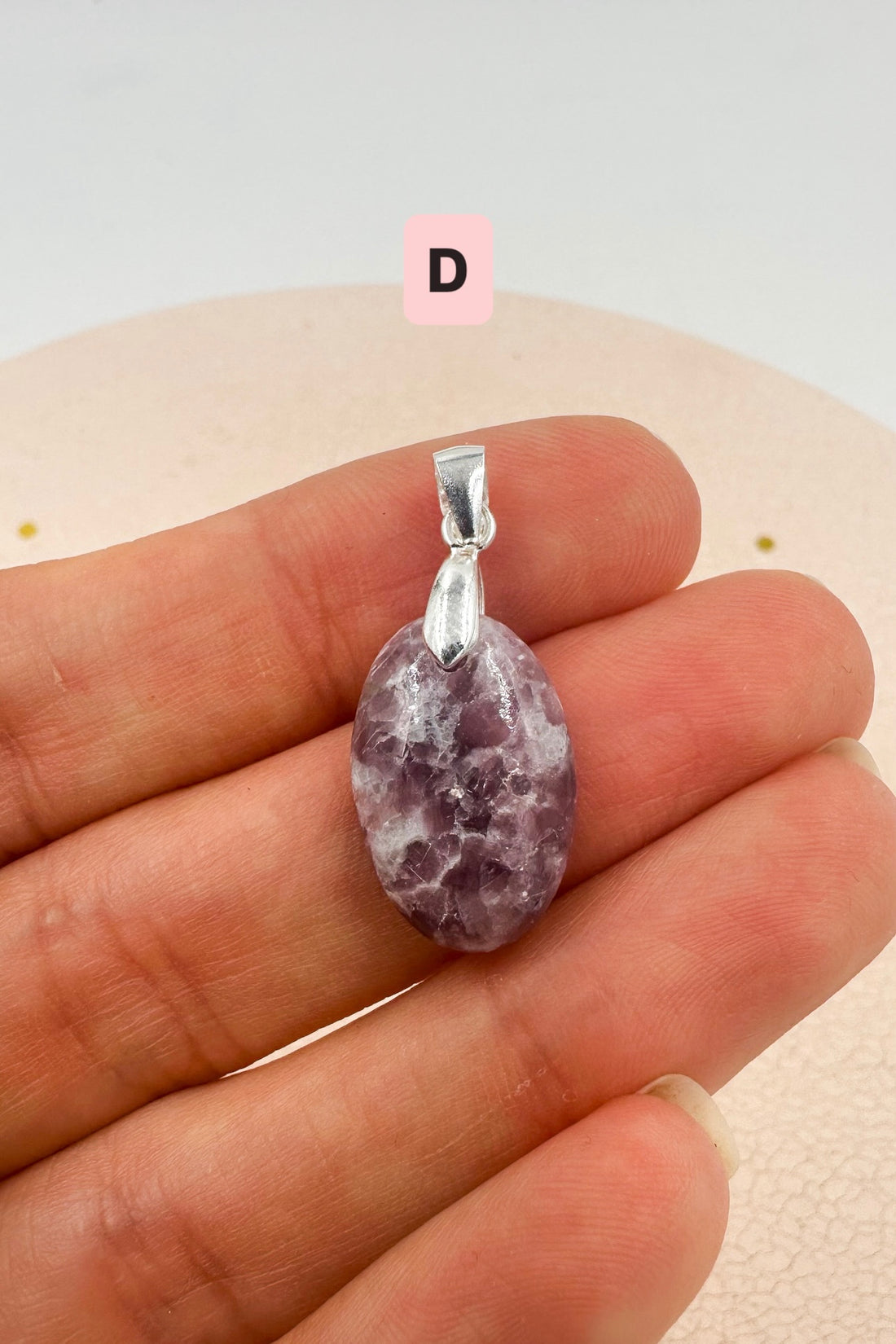 Colgante Lepidolita | Calma - Superación