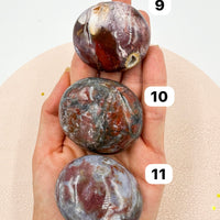 Ágata Malva Palmstone | Calma - Protección Familiar