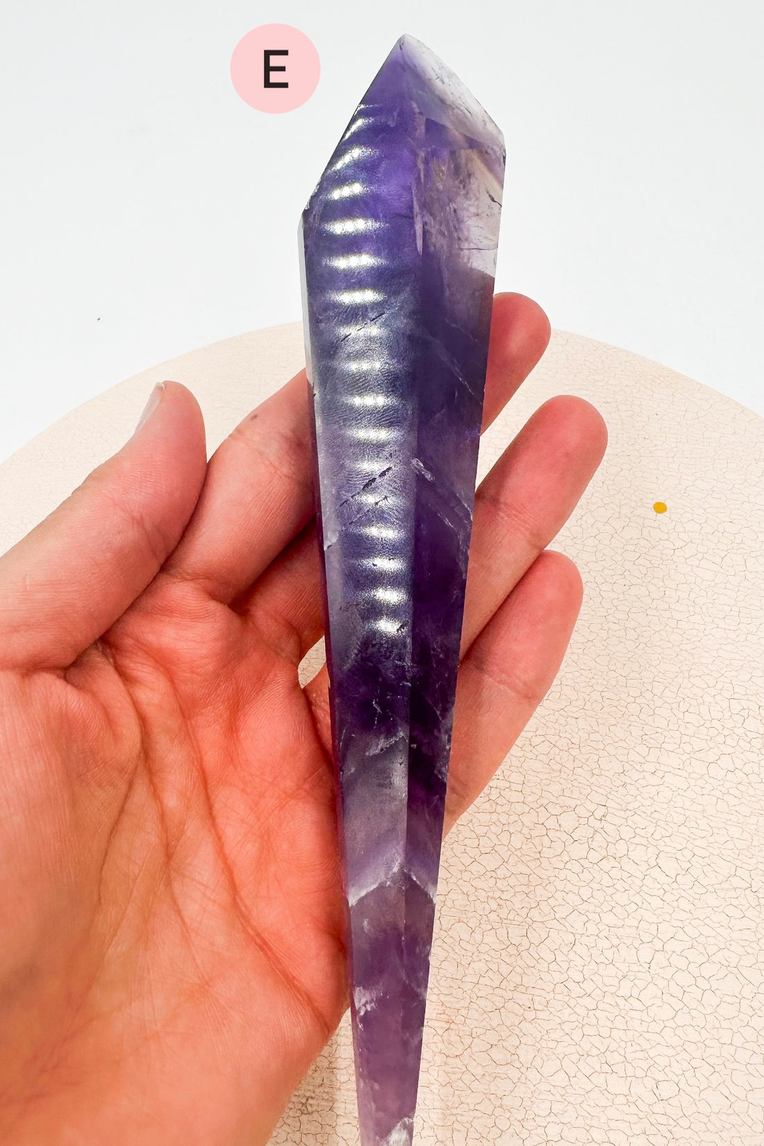 Vara de poder | Amatista | Vibración elevada - Protección áurica