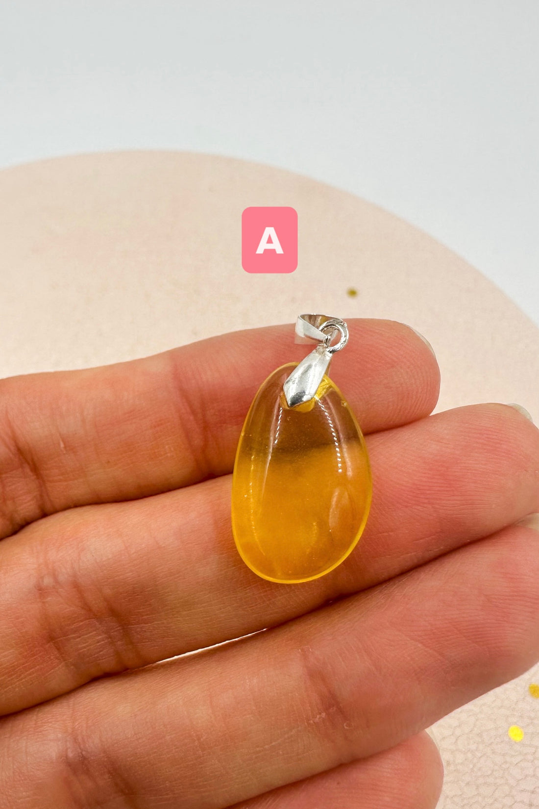 Colgante Ámbar | Optimismo - Seguridad