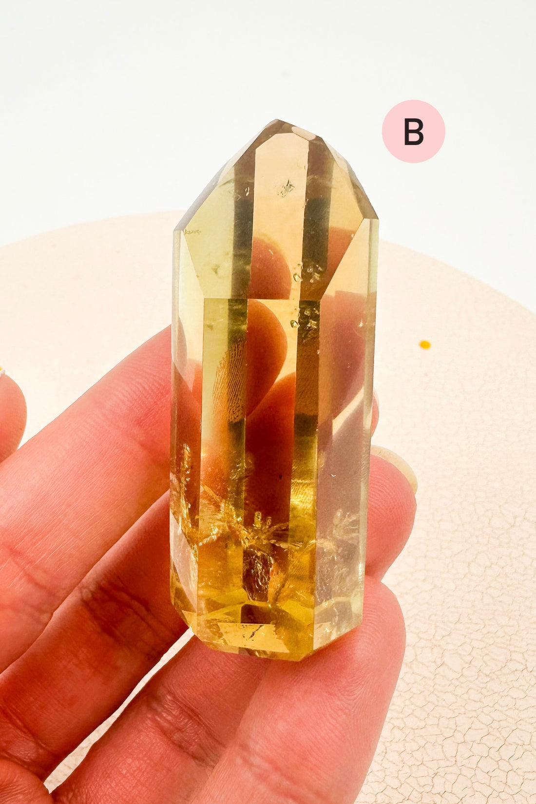 Puntas de citrino natural | Dinero - Éxito