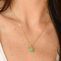 Colgante Jade Verde | Abundancia - Buena suerte