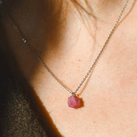 Colgante Talismán | Rubí | Valentía - Seguridad