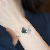 Pulsera Moldavita y Herkimer | Transformación - Manifestación