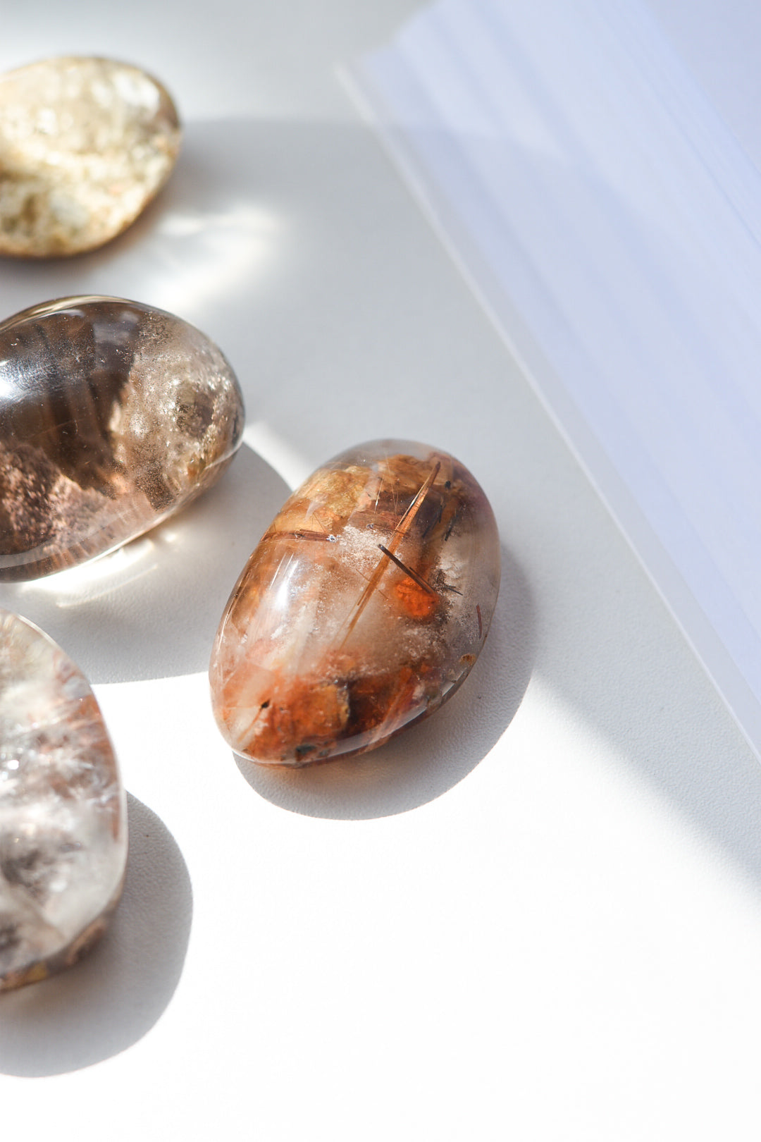 Cuarzo con inclusiones Masivo Pulido | Meditación - Positividad