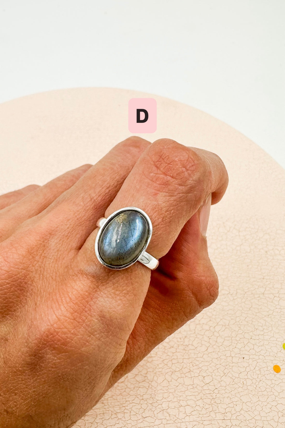 Anillo Labradorita | Transformación y protección