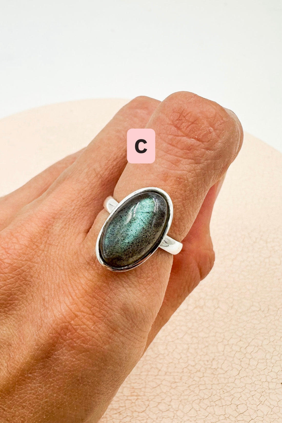 Anillo Labradorita | Transformación y protección