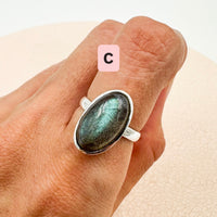 Anillo Labradorita | Transformación y protección