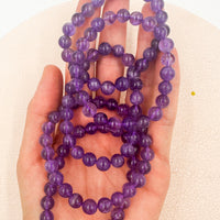 Pulsera Amatista Extra 8mm | Relajación - Equilibrio