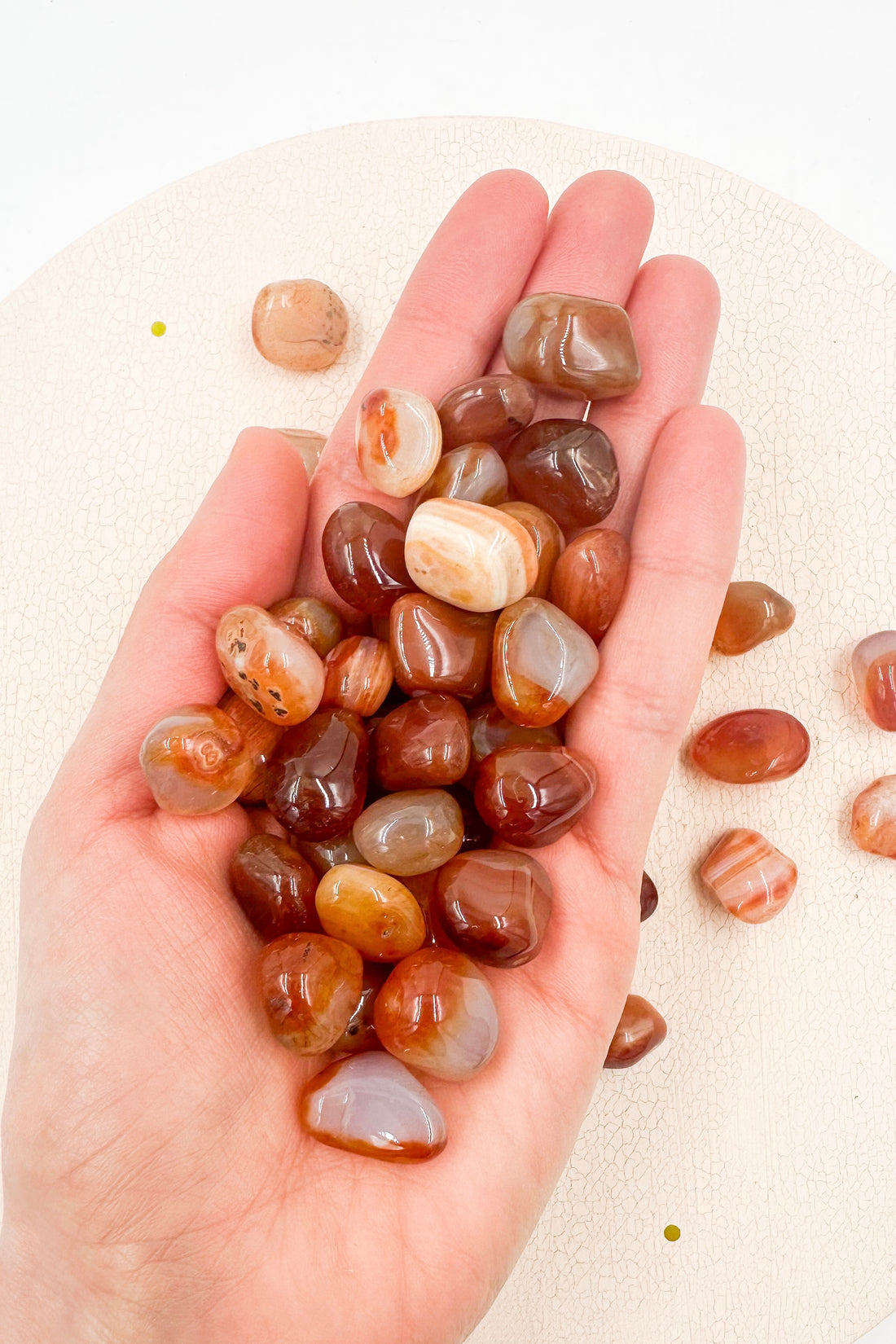 Carnelian Tumble | Joy and self-esteem