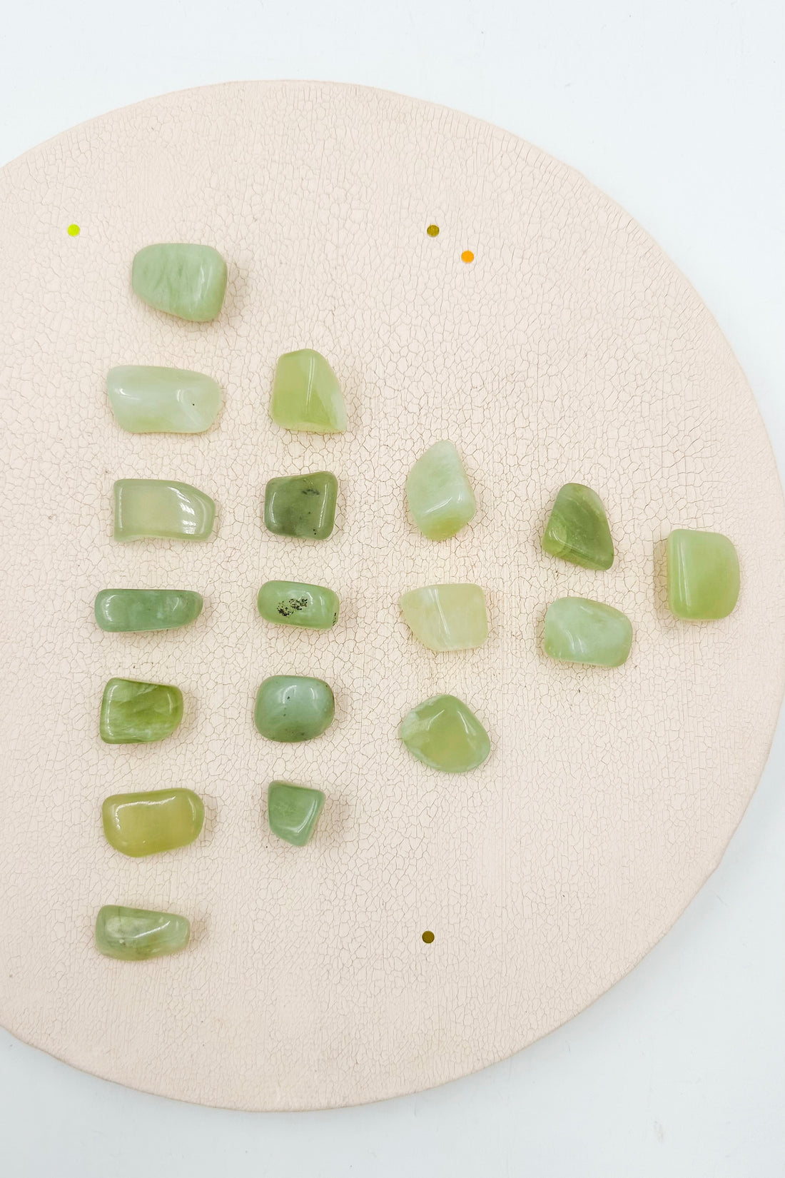 Jade verde | Rodado mini | Abundancia - Buena Suerte