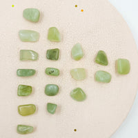 Jade verde | Rodado mini | Abundancia - Buena Suerte