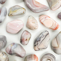 Ágata Botswana Rosa | Rodado mini | Equilibrio - Relaciones