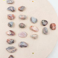 Ágata Botswana Rosa | Rodado mini | Equilibrio - Relaciones