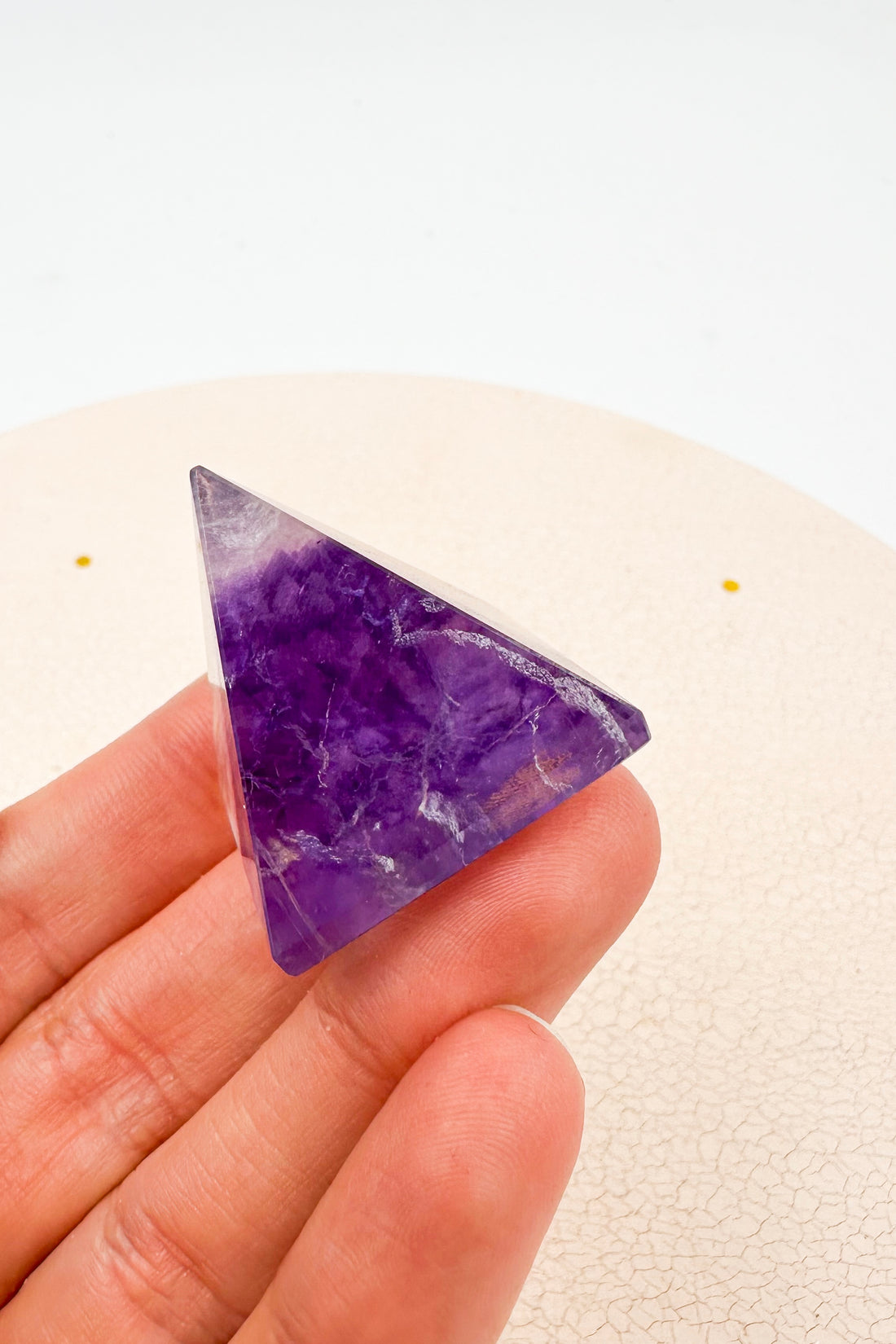 Fluorita Pirámide | Cambios - Espiritualidad