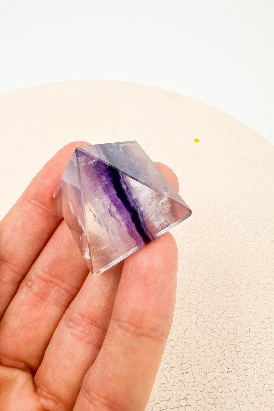 Fluorita Pirámide | Cambios - Espiritualidad