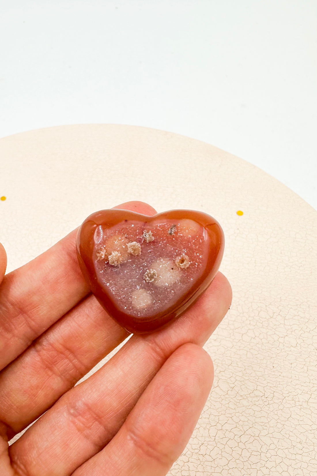 Cornalina Mini Geoda | Alegría y autoestima