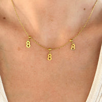 888 - Abundancia | Colgante Angel Number