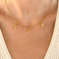 999 - Suelta | Colgante Angel Number