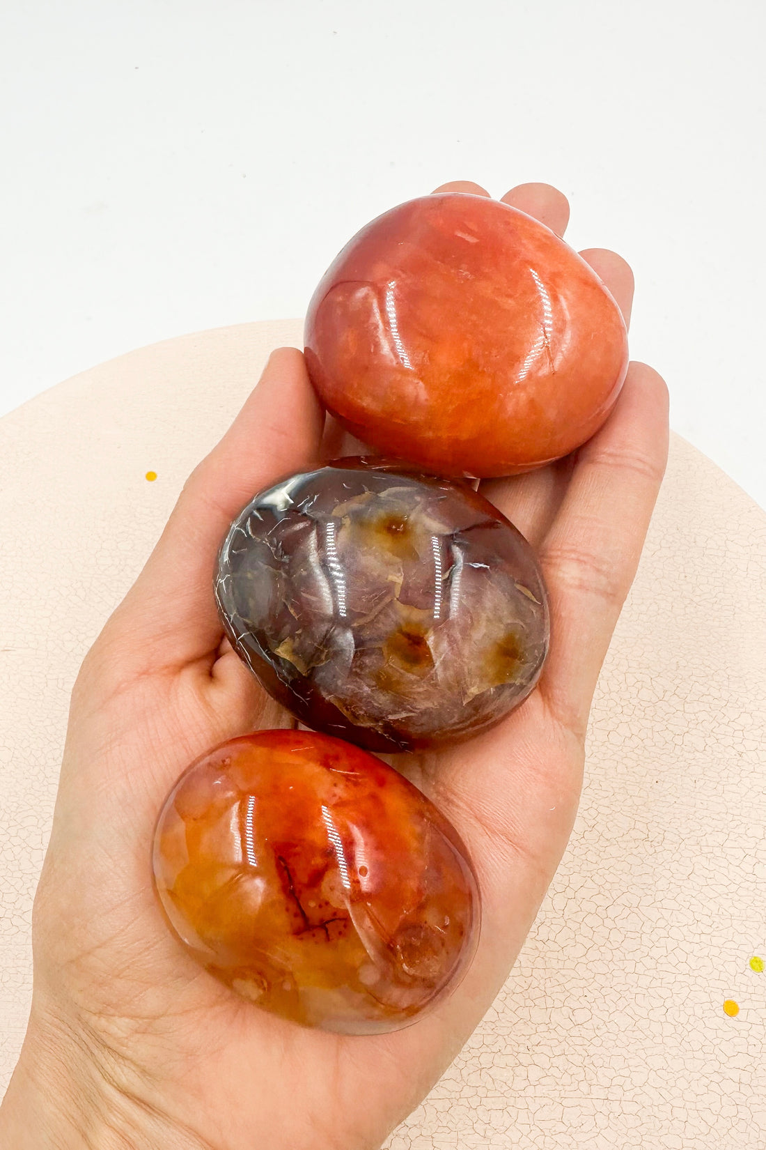 Cornalina Palmstone | Alegría y autoestima