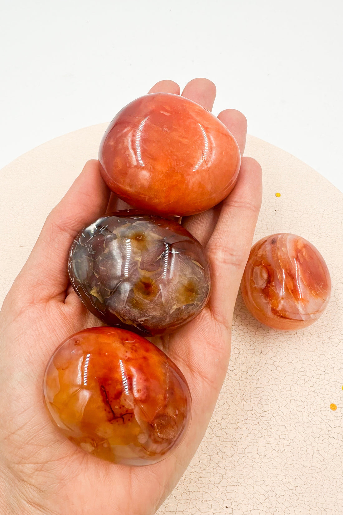 Cornalina Palmstone | Alegría y autoestima