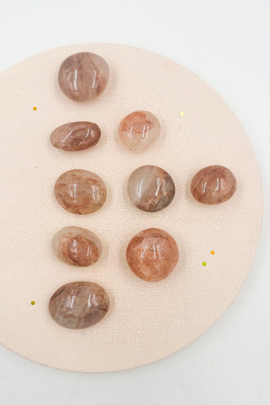 Cuarzo Hemtoide rodado | Calma - Sensibilidad