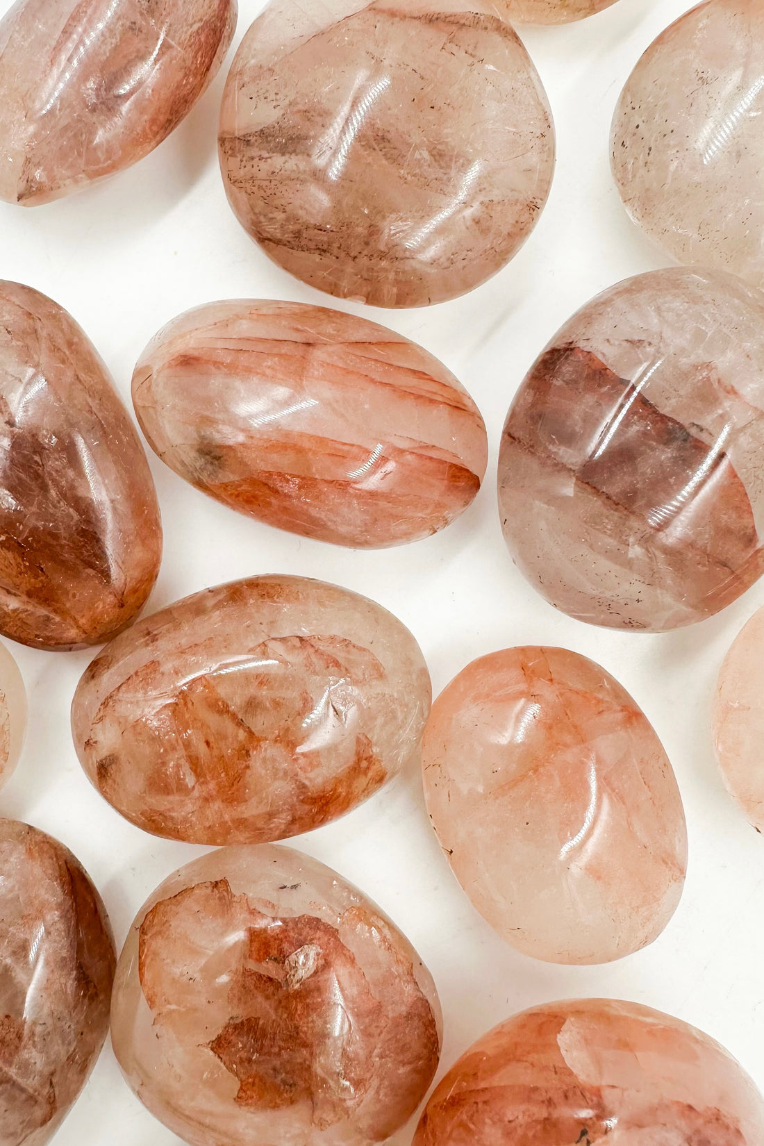 Cuarzo Hemtoide rodado | Calma - Sensibilidad