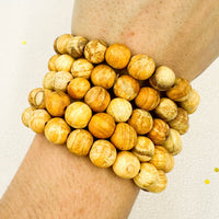 Pulsera Palo Santo | 10mm | Calma - Tranquilidad