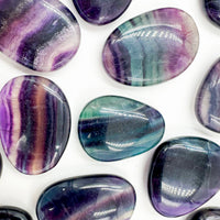 Fluorita Rodado Plano | Cambios - Espiritualidad