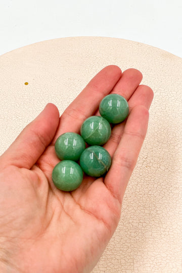 Cuarzo verde Esferas Pequeñas | Abundancia - Bienestar